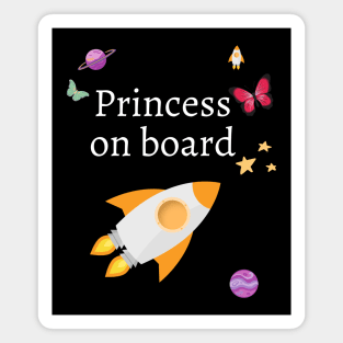 Princess on Board Magnet